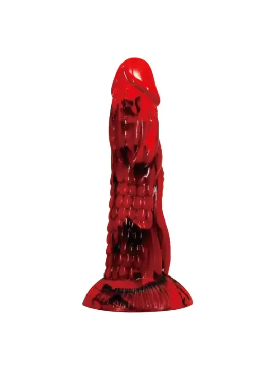 Power Monsters - Dildo Fantasy Minotauro Con Ventosa 21 Cm 5 Cm Rosso E Nero - POWER MONSTERS - Dildo | erosidea.com
