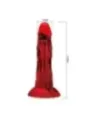Power Monsters - Dildo Fantasy Minotauro Con Ventosa 21 Cm 5 Cm Rosso E Nero - POWER MONSTERS - Dildo | erosidea.com
