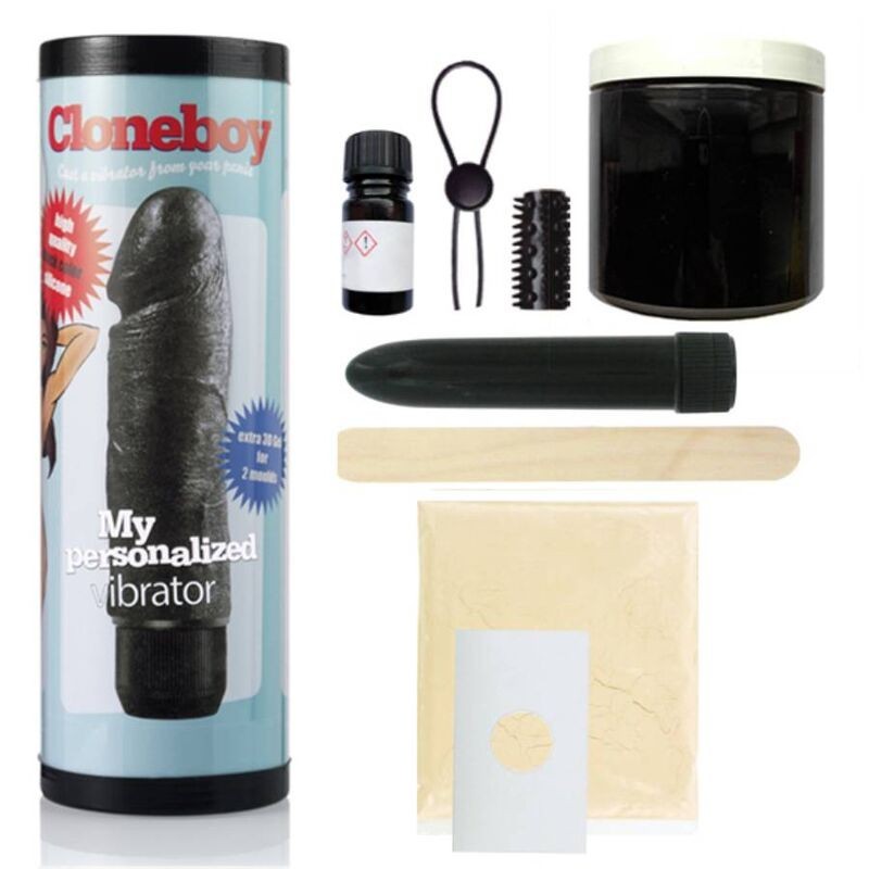 Cloneboy - Kit Clonatore Del Pene Con Vibrazione Nero - CLONEBOY - Guaine e Prolunghe | erosidea.com