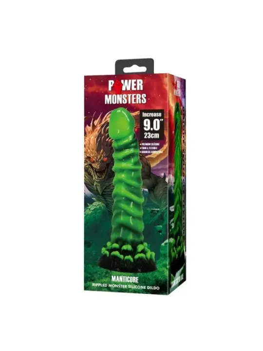 Power Monsters - Dildo In Silicone Manticore Fantasy 23 Cm 5 Cm - POWER MONSTERS - Dildo | erosidea.com