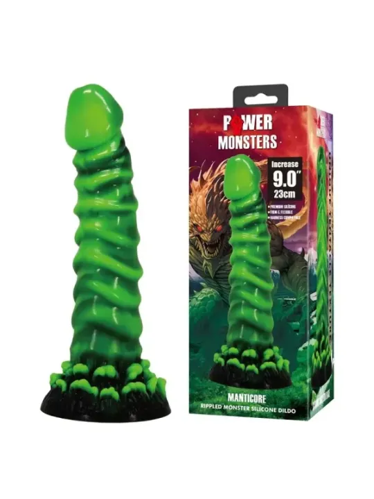 Power Monsters - Dildo In Silicone Manticore Fantasy 23 Cm 5 Cm - POWER MONSTERS - Dildo | erosidea.com