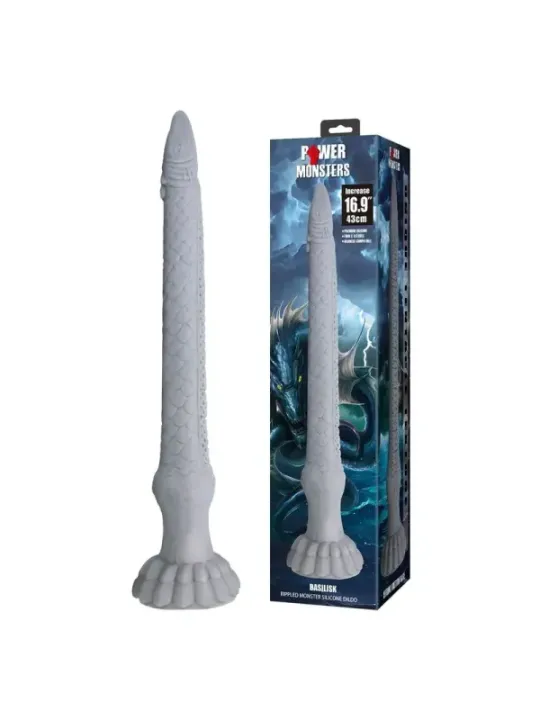 Power Monsters - Dildo In Silicone Basilisk Fantasy 43 Cm 5 Cm - POWER MONSTERS - Dildo | erosidea.com