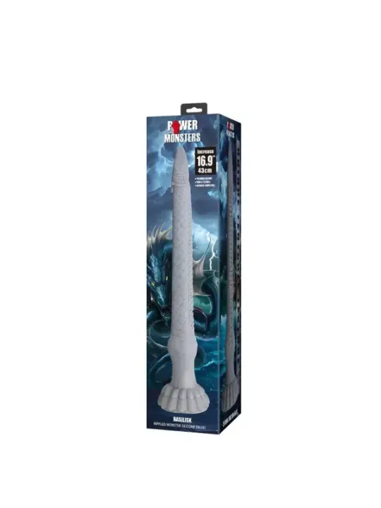 Power Monsters - Dildo In Silicone Basilisk Fantasy 43 Cm 5 Cm - POWER MONSTERS - Dildo | erosidea.com
