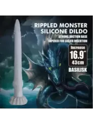 Power Monsters - Dildo In Silicone Basilisk Fantasy 43 Cm 5 Cm - POWER MONSTERS - Dildo | erosidea.com