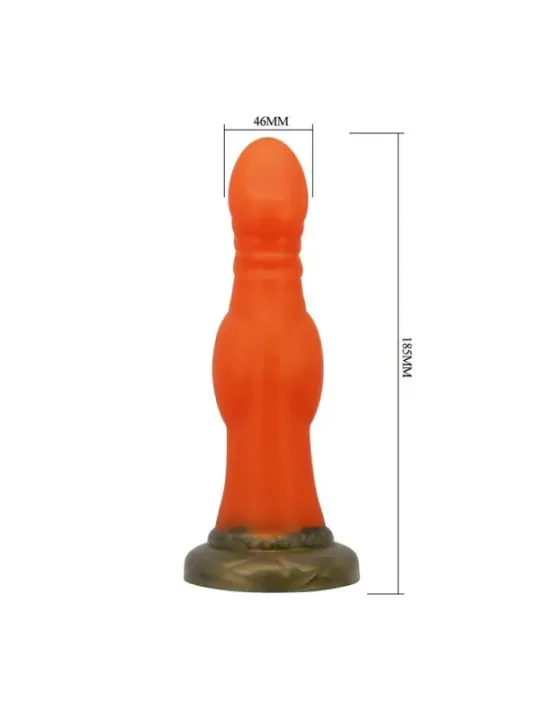Power Monsters - Blazeheart Charger Fantasy Dildo In Silicone 185 Cm 45 Cm - POWER MONSTERS - Dildo | erosidea.com