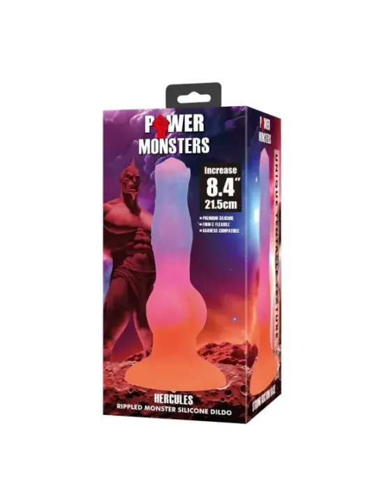Power Monsters - Dildo In Silicone Hercules Fantasy 215 Cm 5 Cm - POWER MONSTERS - Dildo | erosidea.com