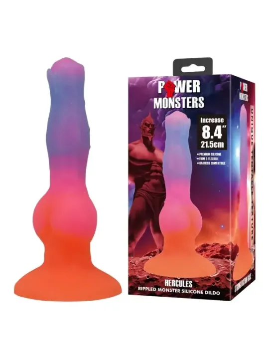 Power Monsters - Dildo In Silicone Hercules Fantasy 215 Cm 5 Cm - POWER MONSTERS - Dildo | erosidea.com