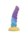 Power Monsters - Unicorno Tricolore Fantasy Dildo In Silicone 22 Cm 5 Cm - POWER MONSTERS - Dildo | erosidea.com