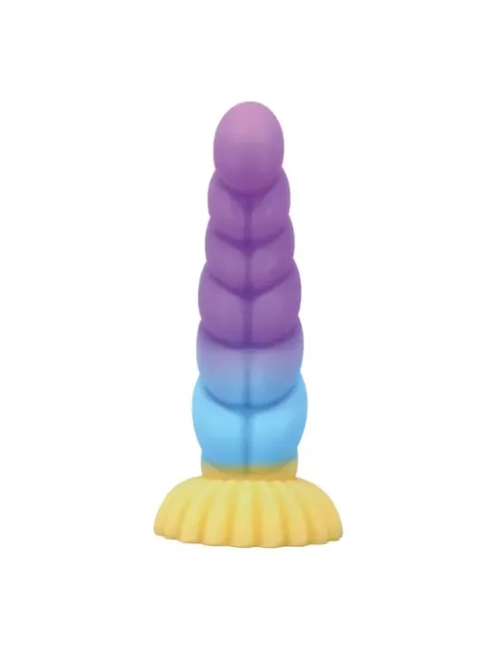 Power Monsters - Unicorno Tricolore Fantasy Dildo In Silicone 22 Cm 5 Cm - POWER MONSTERS - Dildo | erosidea.com