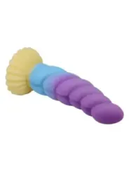 Power Monsters - Unicorno Tricolore Fantasy Dildo In Silicone 22 Cm 5 Cm - POWER MONSTERS - Dildo | erosidea.com