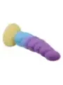 Power Monsters - Unicorno Tricolore Fantasy Dildo In Silicone 22 Cm 5 Cm - POWER MONSTERS - Dildo | erosidea.com
