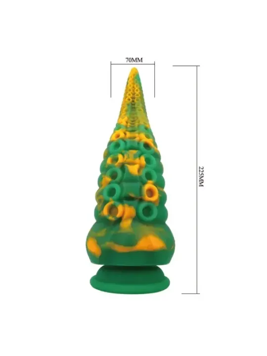 Power Monsters - Abyssal Colossus Bicolor Fantasy Dildo In Silicone 22.5 Cm 6 Cm - POWER MONSTERS - Dildo | erosidea.com