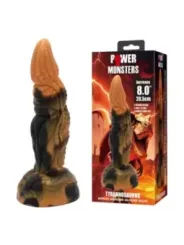 Power Monsters - Tirannosauro Bicolore Fantasy Dildo In Silicone 205 Cm 5 Cm - POWER MONSTERS - Dildo | erosidea.com