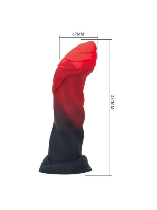 Power Monsters - Dildo In Silicone Bigoliath Bicolore Fantasy 25 Cm 6 Cm - POWER MONSTERS - Dildo | erosidea.com