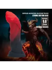 Power Monsters - Dildo In Silicone Bigoliath Bicolore Fantasy 25 Cm 6 Cm - POWER MONSTERS - Dildo | erosidea.com