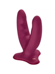 Fun Factory - Ryde Doppio Dildo Rosso Vino - FUN FACTORY - Dildo | erosidea.com