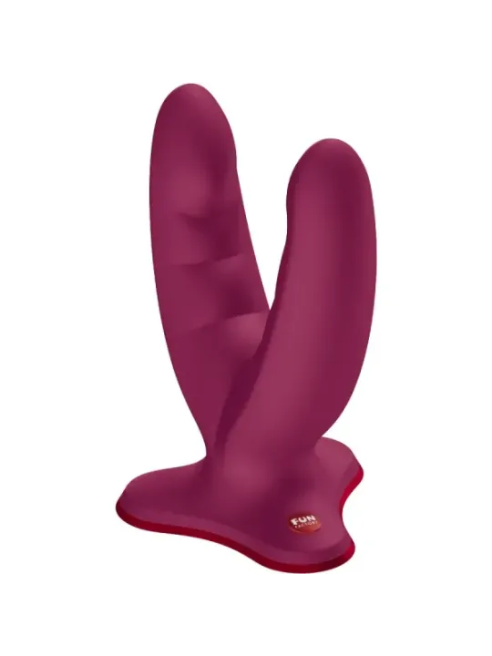 Fun Factory - Ryde Doppio Dildo Rosso Vino - FUN FACTORY - Dildo | erosidea.com