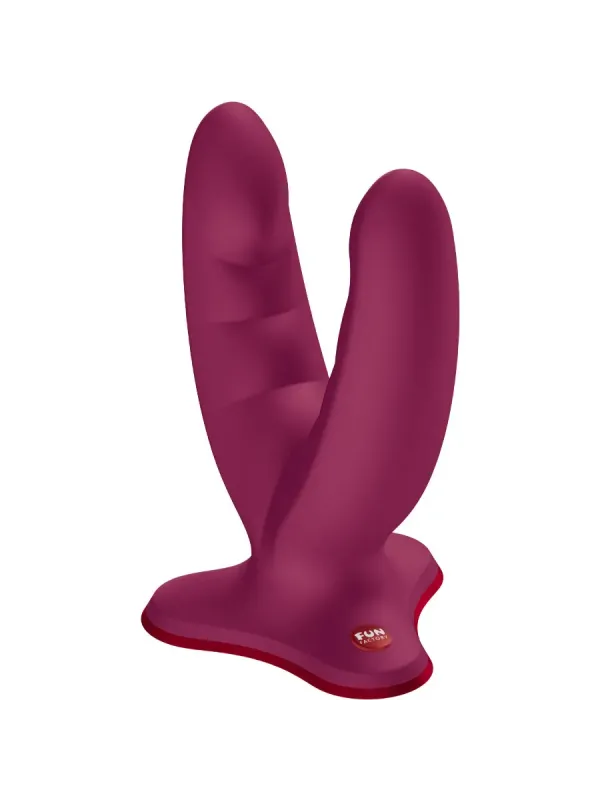 Fun Factory - Ryde Doppio Dildo Rosso Vino - FUN FACTORY - Dildo | erosidea.com