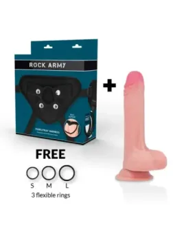 Rockarmy - Imbracatura + Silicone Liquido Premium Mustang Realistico 18 Cm -O- 4.14 Cm