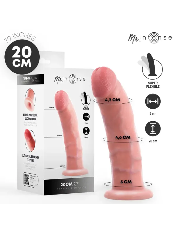 Mr Intense - Dildo Terence Medio 20 Cm -- 5 Cm - MR. INTENSE DILDOS - Dildo | erosidea.com