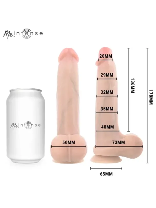 Mr Intense - Dildo In Silicone Di Bruce S Con Testicoli 17.8 cm x 4 Cm - MR. INTENSE DILDOS - Dildo | erosidea.com