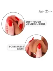 Mr Intense - Bruce M Dildo In Silicone Con Testicoli 20 cm x 4.5 cm - MR. INTENSE DILDOS - Dildo | erosidea.com