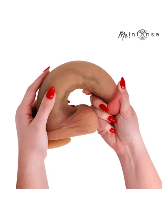 Mr Intense - Bruce Xl Dildo In Silicone Con Testicoli 25.5 cm x 5.5 cm - MR. INTENSE DILDOS - Dildo | erosidea.com
