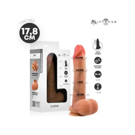 Mr Intense - Gary S Dildo In Silicone Ultra-Realistico Con Testicoli 17.8 cm x 4.2 cm - MR. INTENSE DILDOS - Dildo | erosidea.com