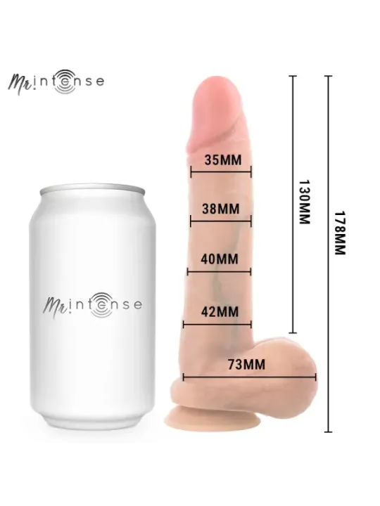 Mr Intense - Gary S Dildo In Silicone Ultra-Realistico Con Testicoli 17.8 cm x 4.2 cm - MR. INTENSE DILDOS - Dildo | erosidea.com