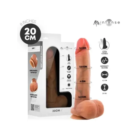 Mr Intense - Gary M Dildo In Silicone Ultra-Realistico Con Testicoli 20 cm x 4.2 cm - MR. INTENSE DILDOS - Dildo | erosidea.com