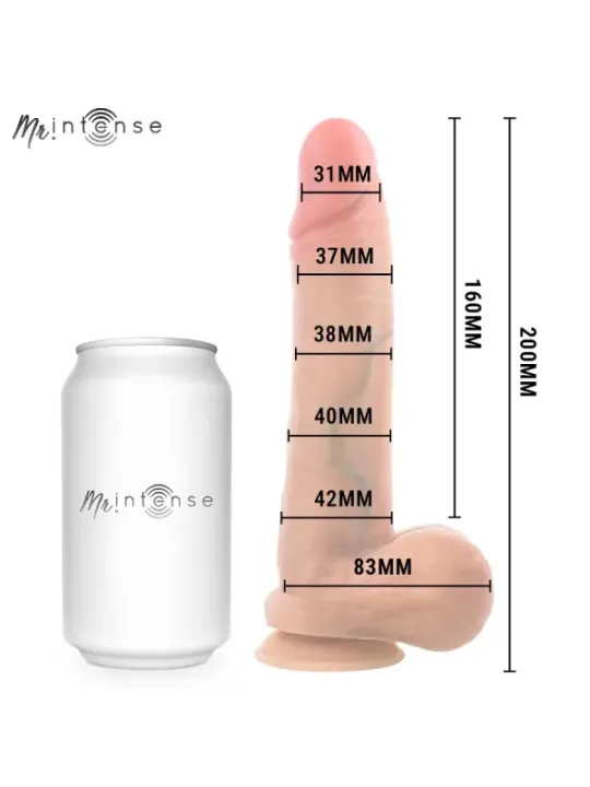 Mr Intense - Gary M Dildo In Silicone Ultra-Realistico Con Testicoli 20 cm x 4.2 cm - MR. INTENSE DILDOS - Dildo | erosidea.com