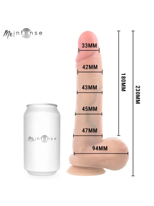 Mr Intense - Gary L Dildo In Silicone Ultra-Realistico Con Testicoli 23 cm x 4.7 cm - MR. INTENSE DILDOS - Dildo | erosidea.com