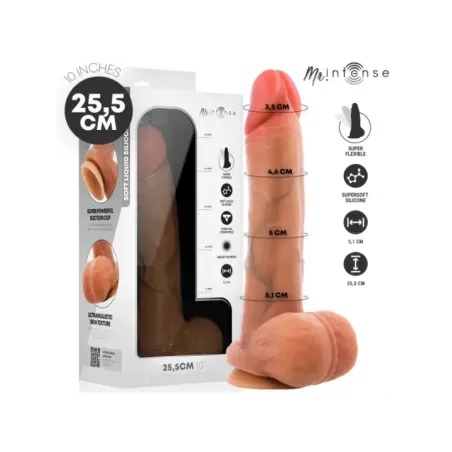 Mr Intense - Gary Xl Dildo In Silicone Ultra-Realistico Con Testicoli 25.5 cm x 5.1 cm - MR. INTENSE DILDOS - Dildo | erosidea.com