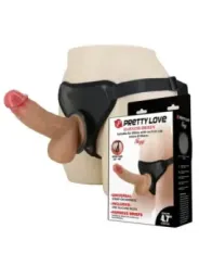 Pretty Love - Imbracatura Universale Con Dildo Realistico - HARNESS COLLECTION - Dildo | erosidea.com