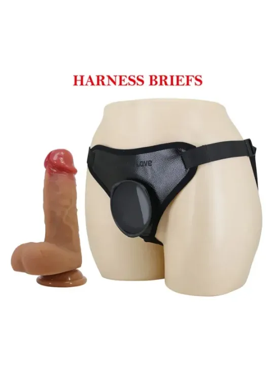 Pretty Love - Imbracatura Universale Con Dildo Realistico - HARNESS COLLECTION - Dildo | erosidea.com