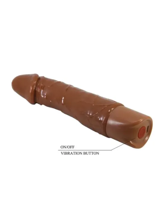 Pretty Love - Donald Vibratore Realistico 195 Cm 4 Cm Marrone - DILDOS - Dildo | erosidea.com