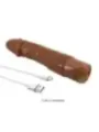 Pretty Love - Donald Vibratore Realistico 195 Cm 4 Cm Marrone - DILDOS - Dildo | erosidea.com
