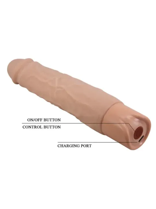 Pretty Love - Kessler Dildo Vibrante Realistico 10 Modalita Di Vibrazione E Rotazione 22 Cm Naturale - DILDOS - Dildo | erosidea.com