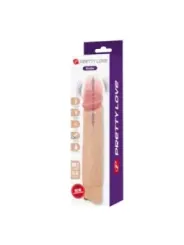Pretty Love - Kessler Dildo Vibrante Realistico 10 Modalita Di Vibrazione E Rotazione 22 Cm Naturale - DILDOS - Dildo | erosidea.com