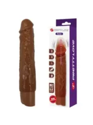 Pretty Love - Kessler Dildo Vibrante Realistico 10 Modalita Di Vibrazione E Rotazione 22 Cm Marrone - DILDOS - Dildo | erosidea.com