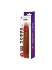 Pretty Love - Kessler Dildo Vibrante Realistico 10 Modalita Di Vibrazione E Rotazione 22 Cm Marrone - DILDOS - Dildo | erosidea.com