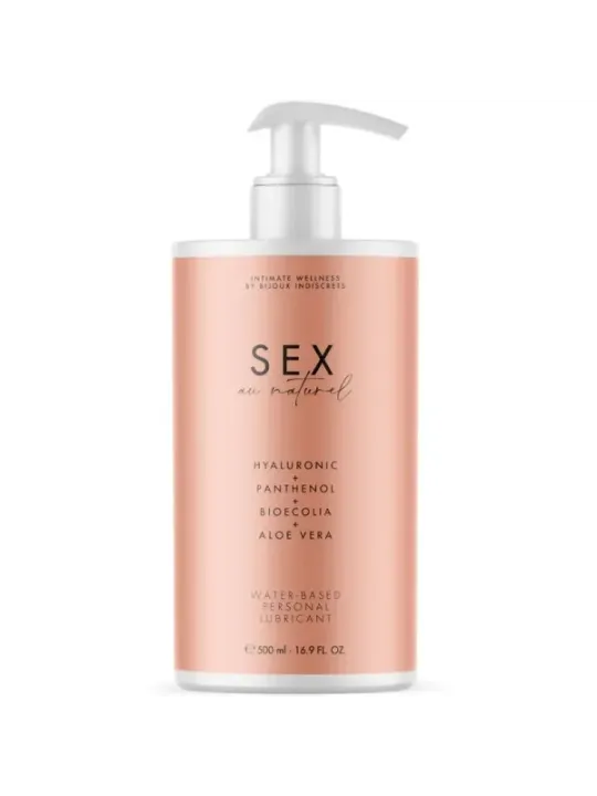 Bijoux Indiscrets - Lubrificante Personale A Base D'acqua 500 Ml - BIJOUX AU NATUREL - A Base Acqua | erosidea.com