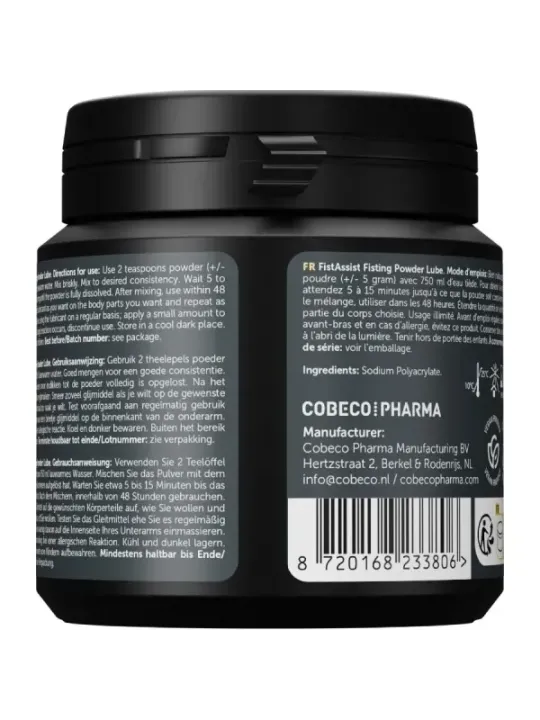Cobeco - Fist Assist Powder Lube 135 Gr - COBECO - FIST ASSIST - Anali | erosidea.com