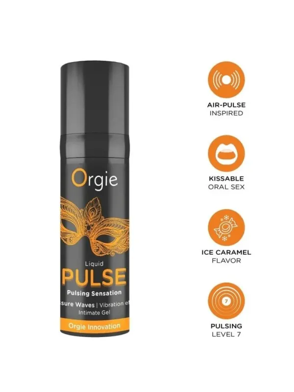 Orgie - Gel Intimo Pulsante E Baciabile 15 Ml - ORGIE - Vibratori Liquidi | erosidea.com