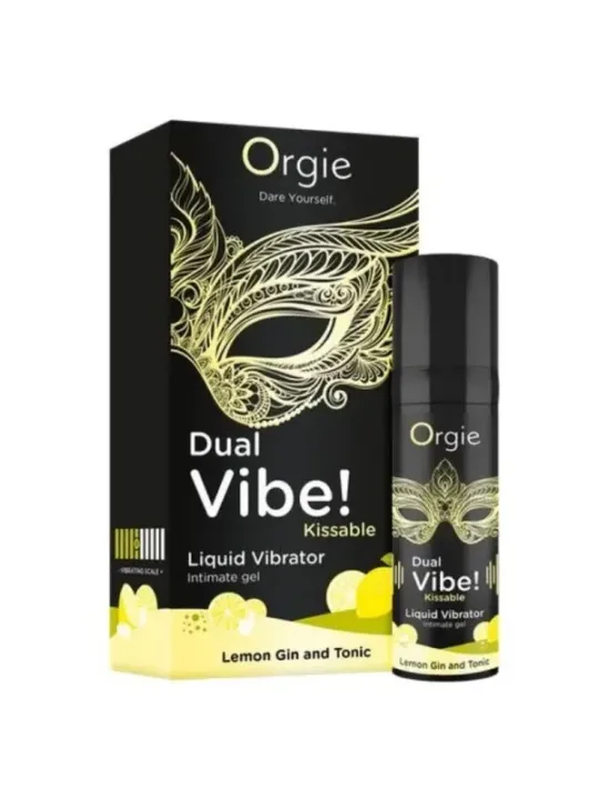 Orgie - Doppia Vibrazione! Liquido Vibrante Al Limone Gin E Tonico 15 Ml - ORGIE - Vibratori Liquidi | erosidea.com