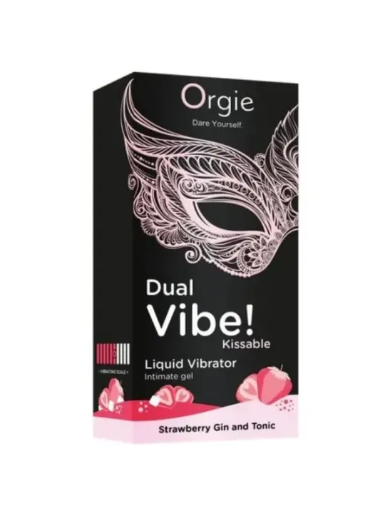 Orgie - Doppia Vibrazione! Liquido Vibrante Al Gusto Di Gin Alla Fragola E Tonico 15 Ml - ORGIE - Vibratori Liquidi | erosidea.com