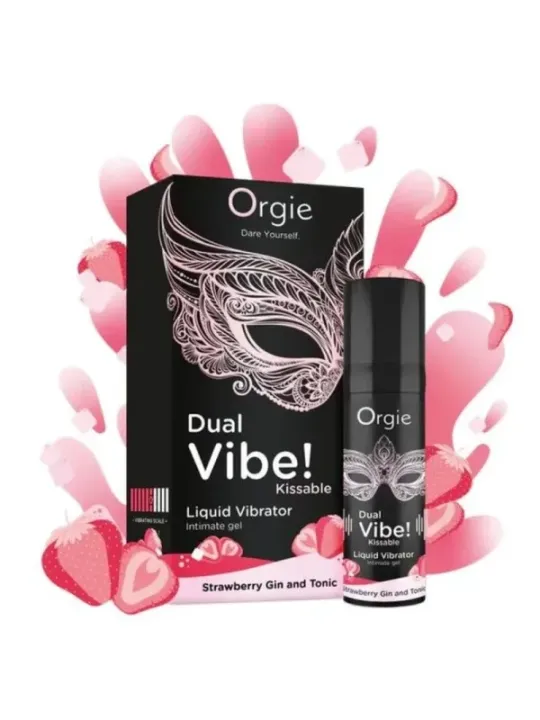Orgie - Doppia Vibrazione! Liquido Vibrante Al Gusto Di Gin Alla Fragola E Tonico 15 Ml - ORGIE - Vibratori Liquidi | erosidea.com