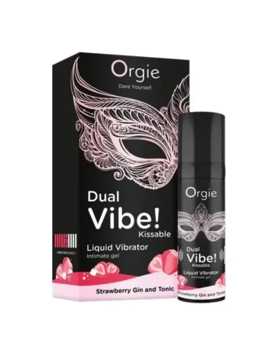 Orgie - Doppia Vibrazione! Liquido Vibrante Al Gusto Di Gin Alla Fragola E Tonico 15 Ml - ORGIE - Vibratori Liquidi | erosidea.com