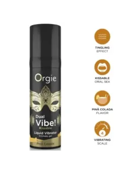 Orgie - Doppia Vibra! Pi‘a Colada Kissable Vibratore Liquido 15 Ml