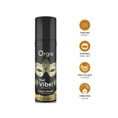 Orgie - Doppia Vibra! Pi‘a Colada Kissable Vibratore Liquido 15 Ml - ORGIE - Vibratori Liquidi | erosidea.com